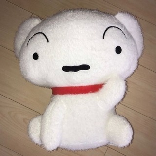 新品 クレヨンしんちゃん めちゃでかぬいぐるみ シロの手招きポーズ 犬