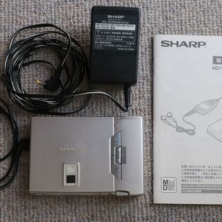 中古 シャープ ポータブルMDプレイヤー MD-SS70(シルバー)