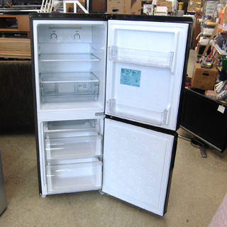 148L冷蔵庫 Haier/ハイアール 2016年製 冷蔵庫 JR-NE148A 黒 ブラック