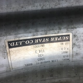 レオンハルト 19インチ タイヤ付き