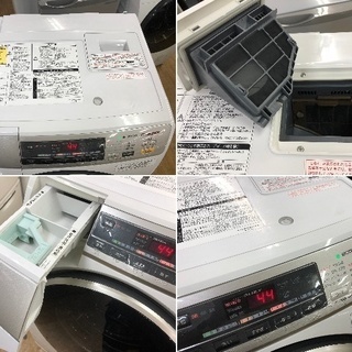 美品【 Panasonic 】パナソニック 洗濯7.0㎏/乾燥3.5㎏ ドラム洗濯機 プチドラム ヒートポンプ乾燥 エコナビ