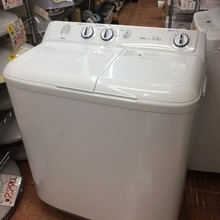 未使用★Haier★5.5Kg2槽式洗濯機★JW-W55E★2018年式