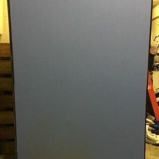 パーテーション 布張り ブルー 幅100cm×高さ160cm