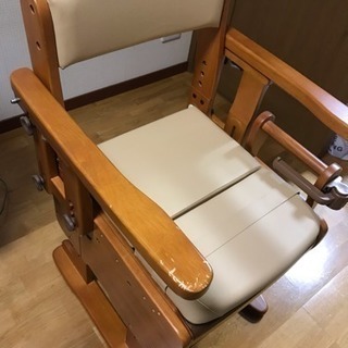 介護トイレ  安寿（あんじゅ）家具調  木製  はねあげＨ