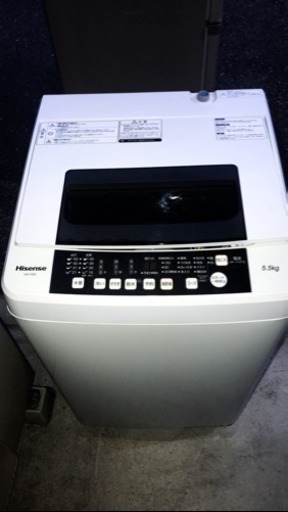 洗濯機 2018年製 Hisense 全自動洗濯機 HW-T55C 5.5kg