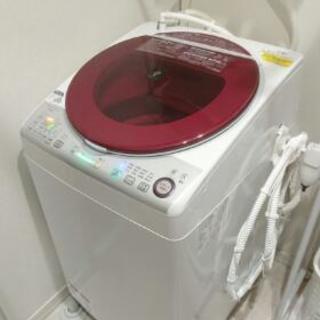 美品》2015年製洗濯機8㎏ SHARP ES-TX840-R