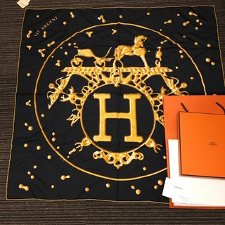 【希少】HERMES/エルメス スカーフ カレ90 Vif ar...