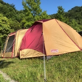 美品人気色 バーガンディ コールマン タフワイドドームiv300