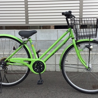 ★27インチ・自転車 シマノ6段変速 LEDライト