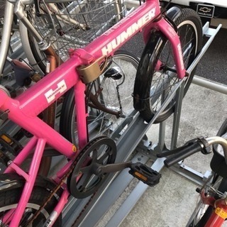 ハマー ピンク 自転車