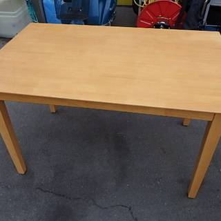 ニトリ　食卓テーブル　木製　W120×D75×H70cm