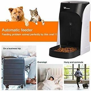 自動餌やり器 自動給餌器 猫u0026犬ごはん用 自動給餌器タイマー式音声録音 
