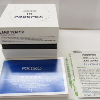 新品 セイコー プロスペックス ランドトレーサー  腕時計 ブラック SBEM005
