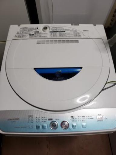 SHARP洗濯機　5.5kg　東京　神奈川　配送可能