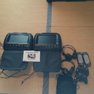 DVD内蔵ヘッドレストモニター9インチ