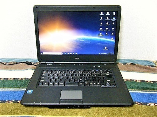 15.6型//MS Office2016✎/高周波数Core2Duo/HDD250GB♪/快適♬メモリ4GB/DVD/すぐ繋がるWi-Hi/すぐに使えるWindows10リカバリメディア付/NEC