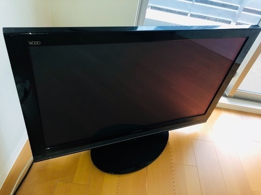 HITACHI 42インチ プラズマテレビ 2010年 黒 引き取り限定