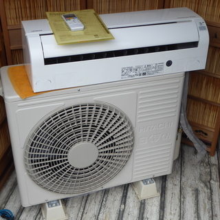 取付込！3ヶ月保証！2017年製 使用僅か！日立 RAS-D56G2 ステンレス・白くまくん 冷暖房エアコン 完全分解清掃渡し！冷暖房エアコン 5.6Kw 15畳～23畳！