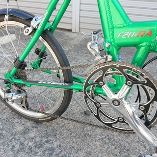 折りたたみ自転車 ミニベロ KHS 20RA ケイエイチエス 無転倒の美品