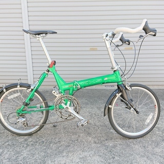 折りたたみ自転車 ミニベロ KHS 20RA ケイエイチエス 無転倒の美品
