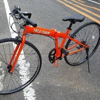 ミムゴ　新品　折りたたみ自転車　オレンジ