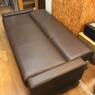 ソファベッド 未使用 ブラウン