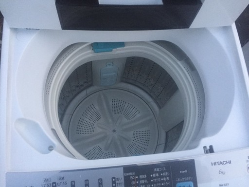 ☆HITACHI 日立 全自動洗濯機 白い約束 NW-6SY 6.0kg シャワー浸透洗浄＆風乾燥☆