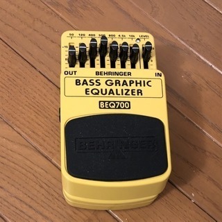 BEHRINGER BASS GRAPHIC EQUALIZER...