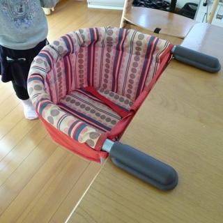 【難あり】テーブル取り付け椅子 幼児用 リトルワールド リトルプ...