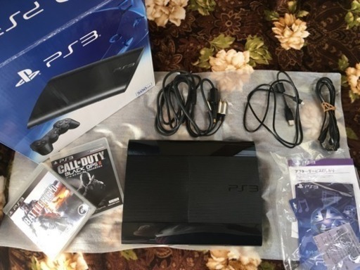 売約成立済みソフト2本付けなければ7000円 PS3本体CECH-43売00C【最終モデル】500GB  チャコール ブラック
