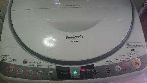 洗濯機　乾燥機付　8キロ　洗濯乾燥機　パナソニック　白