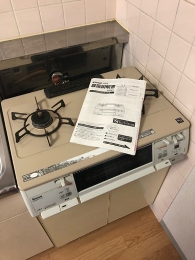 リンナイ ガステーブル 水無し両面焼(グリルタイマー付) 13A用 左強火 ピュアベージュ KGM63VT-TWL 13A