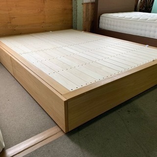 無印良品 ダブルベッド ヘッドボード無しモデル