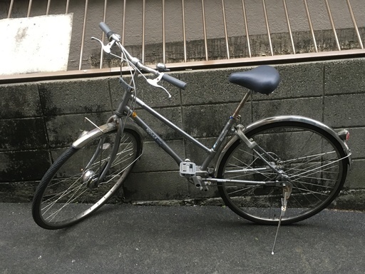 【中古】マルイシ　シャフトドライブ式自転車　27インチ