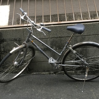 【中古】マルイシ　シャフトドライブ式自転車　27インチ