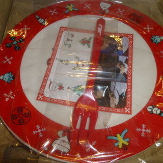 2011年　JYJ　クリスマスプレート　未使用　
