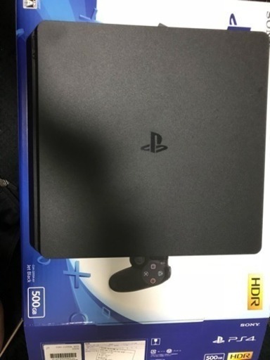 PS4 500GB 新古品 ソフト2本付き