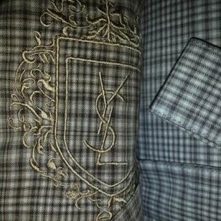 新品 イヴサンローラン♪男女ペアガウン 部屋着 ルームウェア