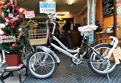 ☆特価新車！20インチ安定極太タイヤ 6段変速 メタリックブラウン♪