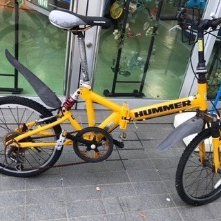 売り切れました。HUMMER【ハマー】折りたたみ自転車 ジャンク品