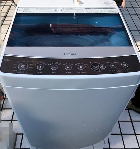 ハイアール 5.5ｋ 洗濯機 JW-C55A 2017年 Q029