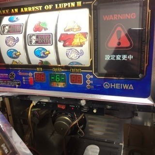 パチスロ 実機 スロット 主役は銭形 4号機 メダル不要 おまめさん 宇都宮のその他の中古あげます 譲ります ジモティーで不用品の処分