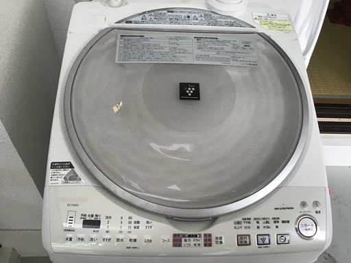 SHARP 洗濯乾燥機 8Kg 2012年製