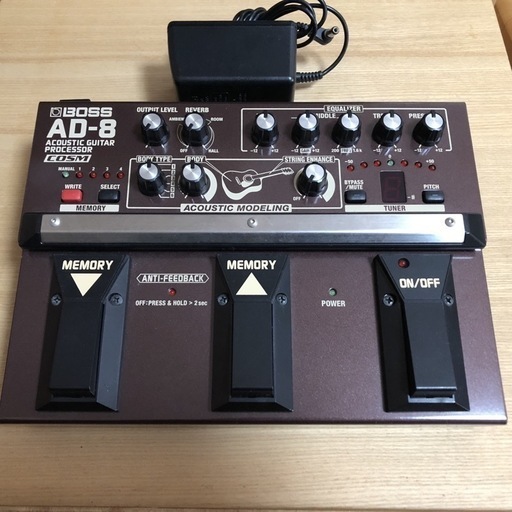 値下げ！ BOSS AD-8 アコギ・プロセッサー 美品！
