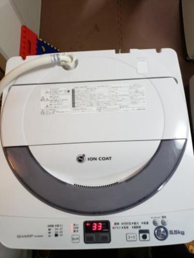 SHARP洗濯機　5.5kg　東京都　神奈川県　配送可能