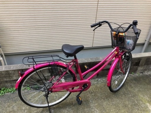ほぼ新品の自転車