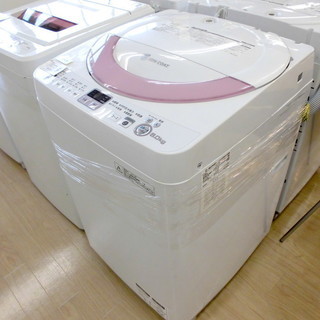 安心の6ヶ月保証付！2013年製SHARP(シャープ)ES-FE60N-Pの6.0kg全自動 