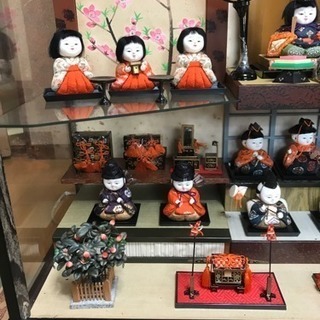 雛人形セット アンティーク 木目込15人揃いセット ひな人形