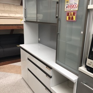 リサイクルマート 大野城店 3面 レンジボード 食器棚 キッチン 収納 家具