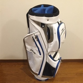 新品⭐️PING⭐️キャディーバック　ホワイト✖️グリーン dショッピング |ピン PING GDO限定 カスタムスタンドキャディバッグ